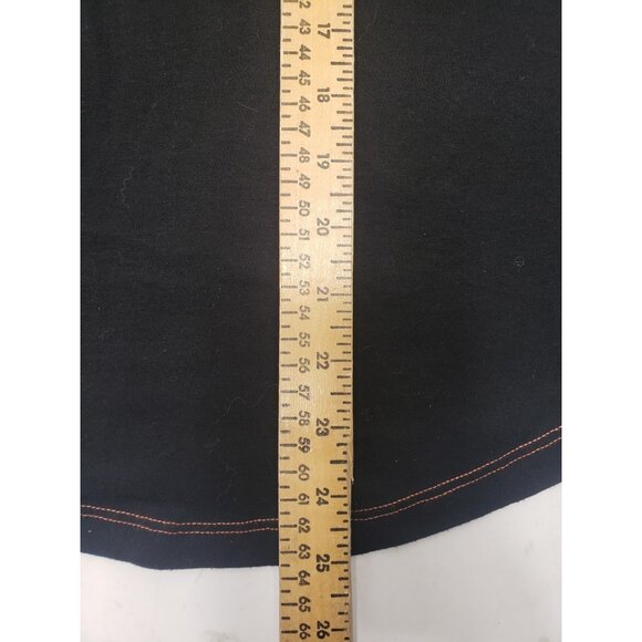 Harley Davidson Motorcycles Rhinestone Tank Top Black Orange Gray Size L - Picture 9 of 10